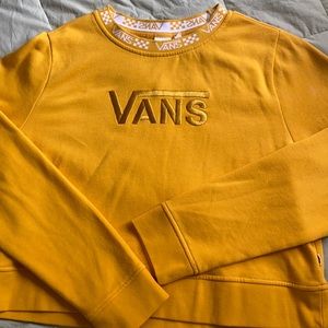 Vans cropped sweatshirt size L